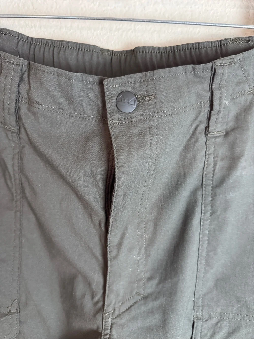 Mountain Warehouse Men’s Explore Long Shorts Dark Green Size 34